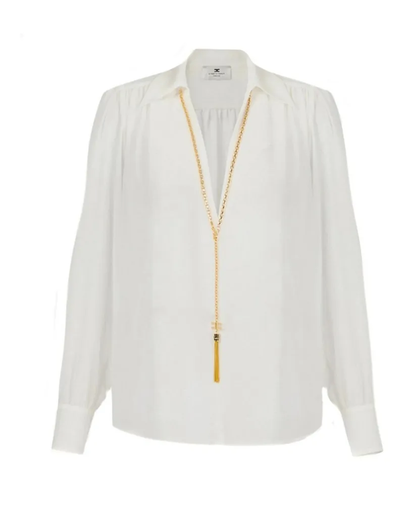 Elisabetta Franchi Hemd - Weiß Weiß