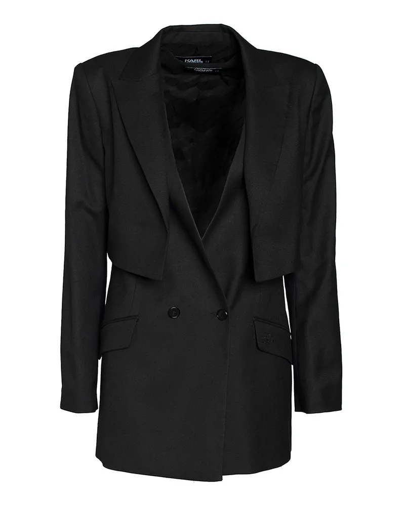 Karl Lagerfeld Blazer - Schwarz Schwarz