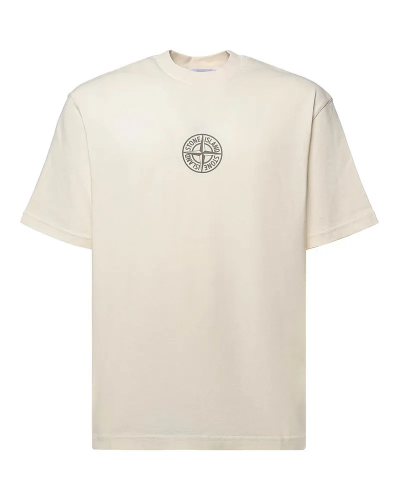 Stone Island T-Shirt - Weiß Weiß