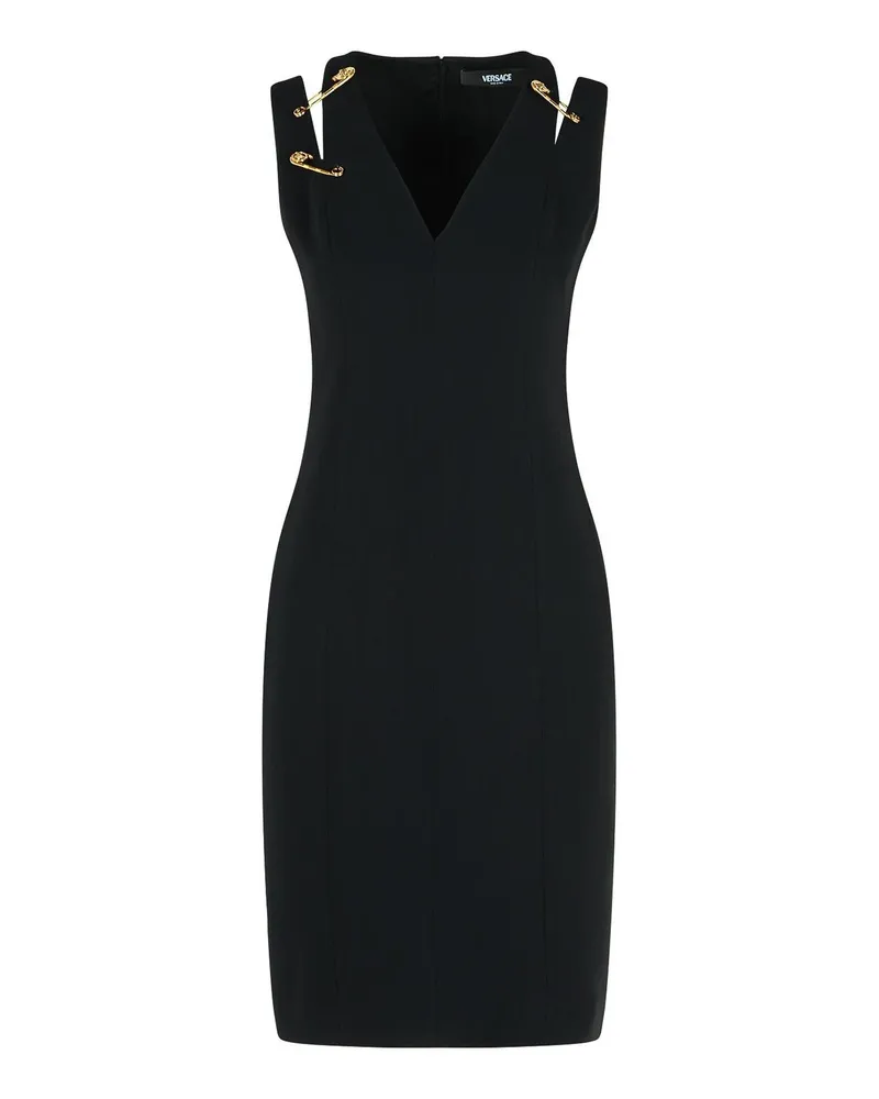 Versace Kurzes Kleid - Schwarz Schwarz