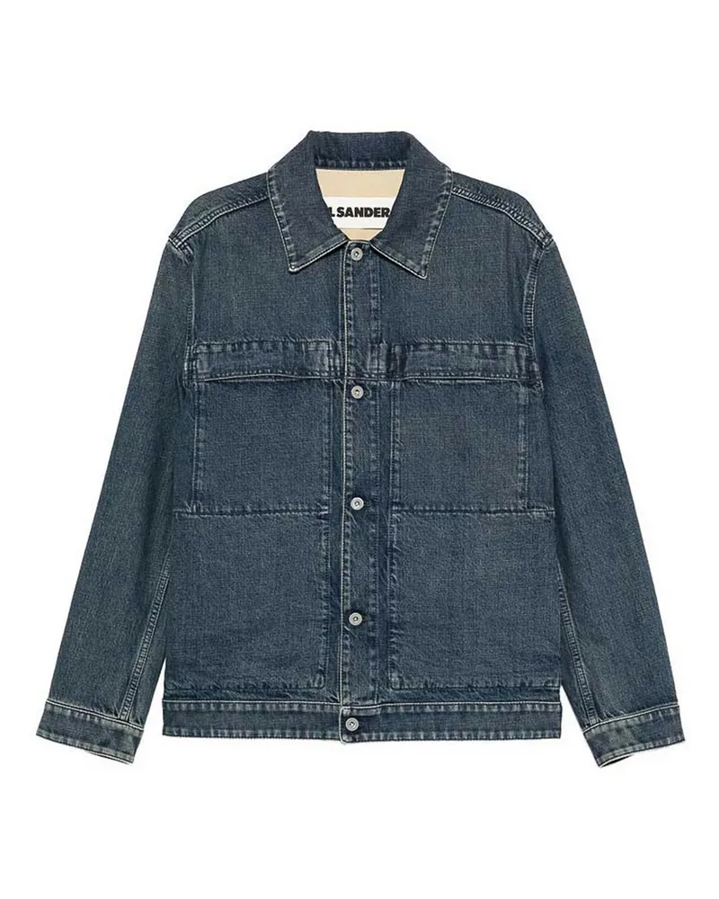 Jil Sander Casualjacke - Blau Blau