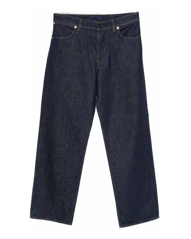 Stone Island Straight Leg Jeans - Blau Blau