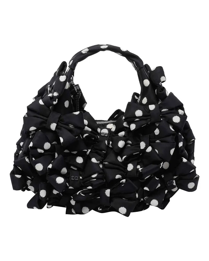 Ganni Schultertasche - Schwarz Schwarz