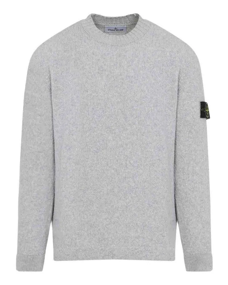 Stone Island Rundhalspullover - Dunkelgrau Dunkelgrau