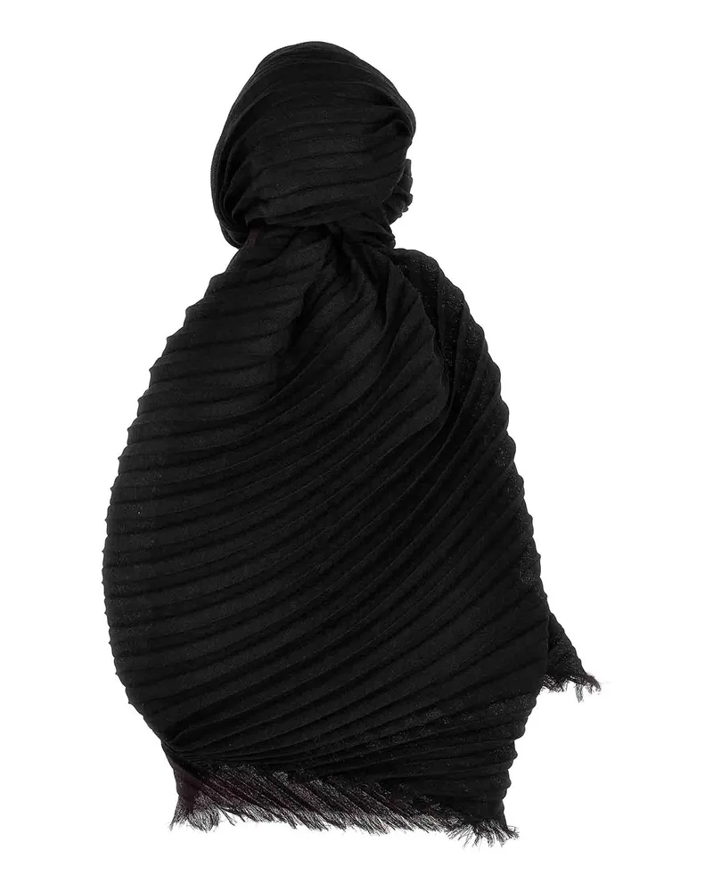 Issey Miyake Stola - Schwarz Schwarz
