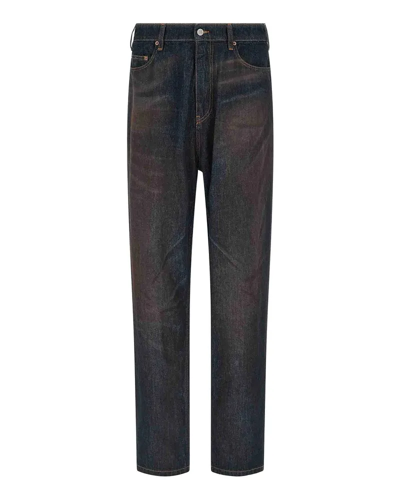 Maison Margiela Straight Leg Jeans - Blau Blau