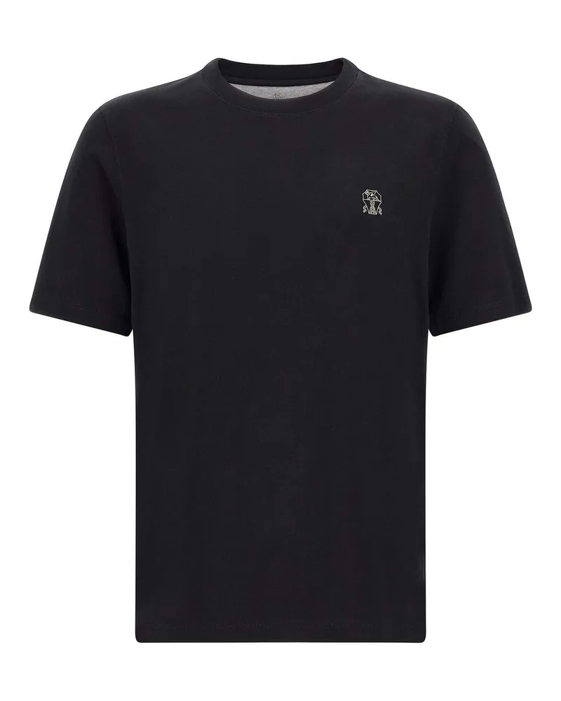 Brunello Cucinelli T-Shirt - Schwarz Schwarz