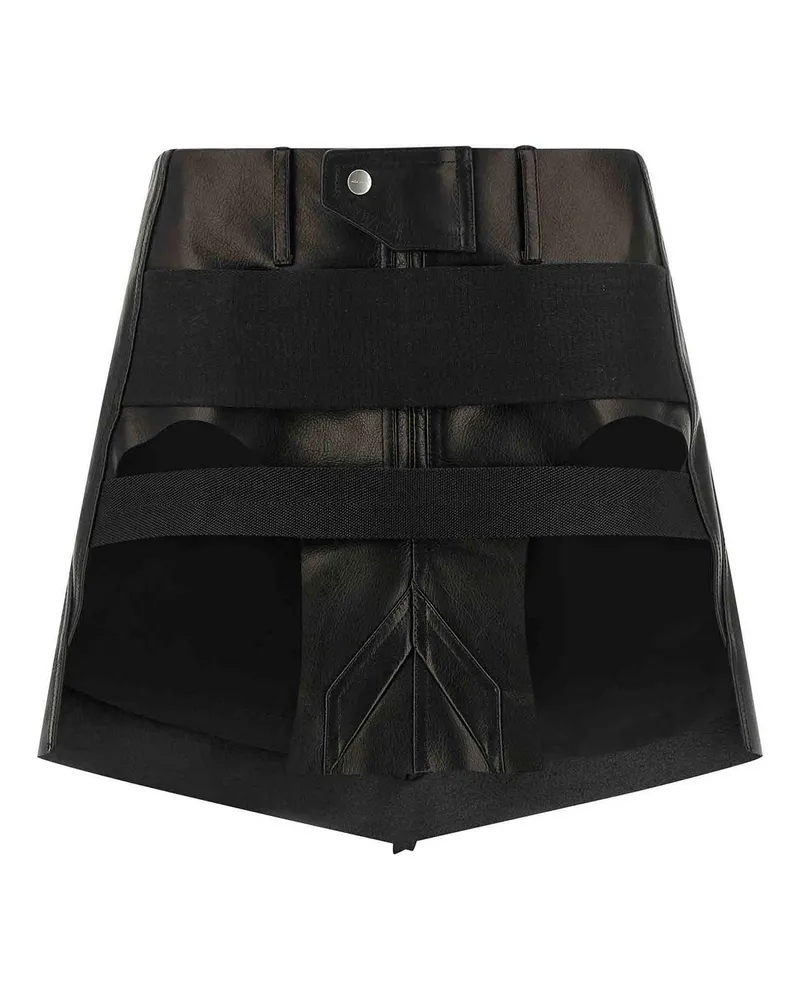Rick Owens Minirock - Schwarz Schwarz