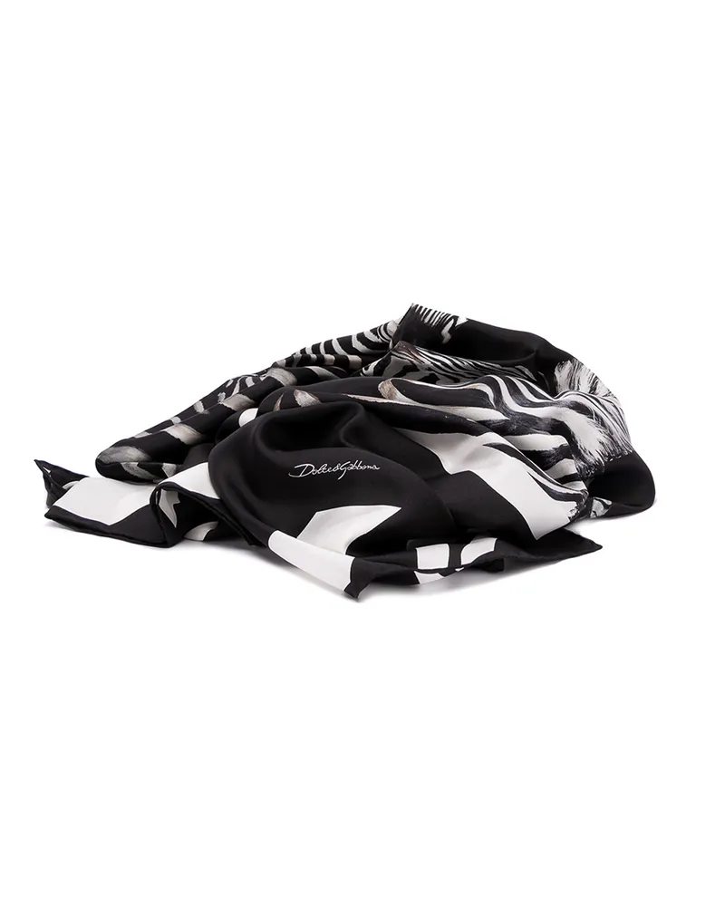 Dolce & Gabbana Schal - Schwarz Schwarz