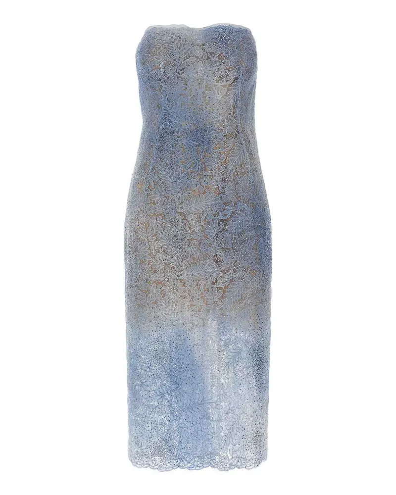 Ermanno Scervino Knielanges Kleid - Hellblau Hellblau