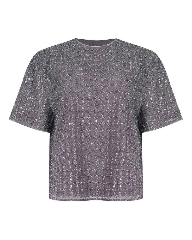ROTATE Birger Christensen T-Shirt - Grau Grau
