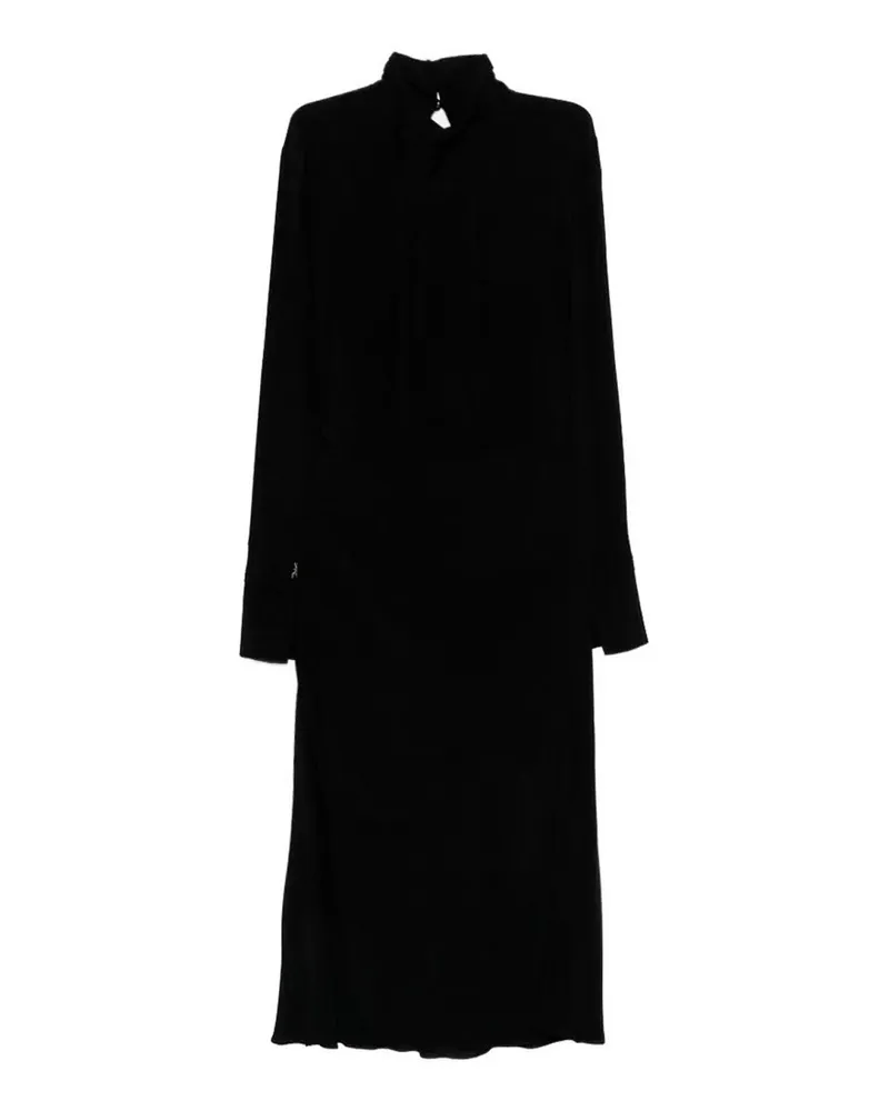 Patrizia Pepe Knielanges Kleid - Schwarz Schwarz