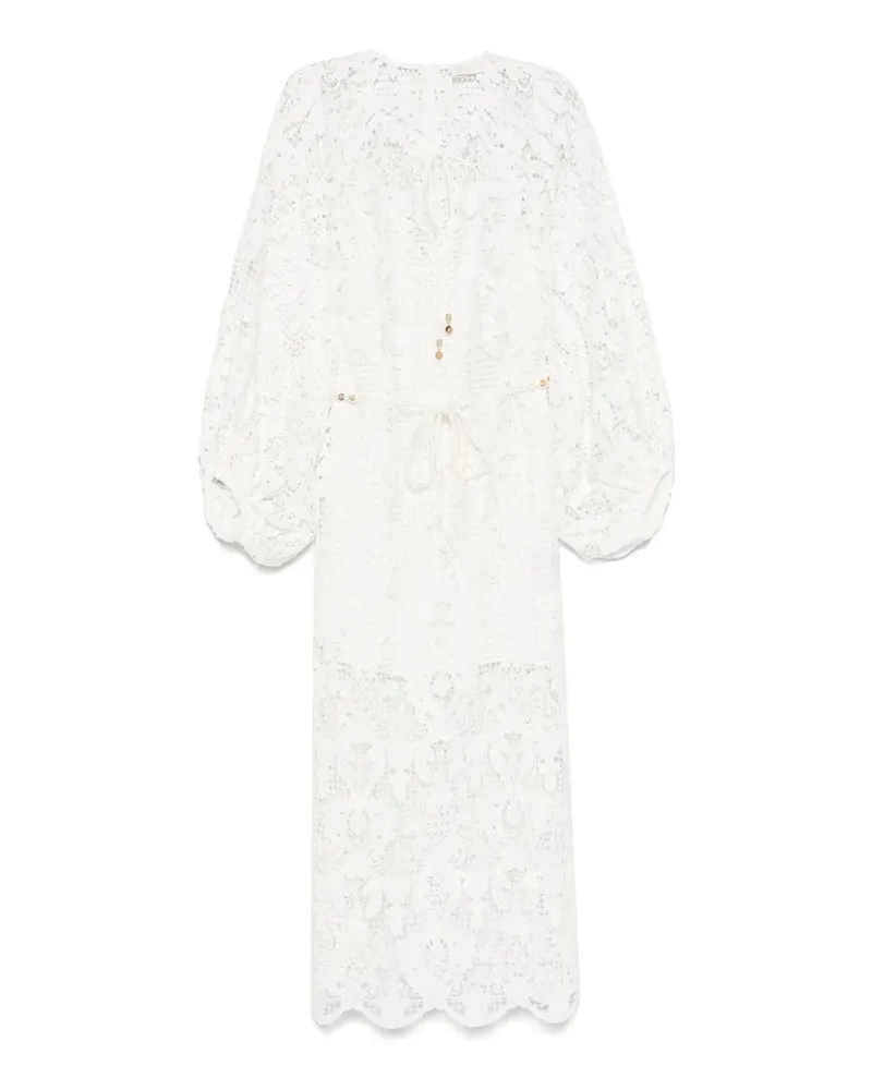 Zimmermann Maxikleid - Weiß Weiß