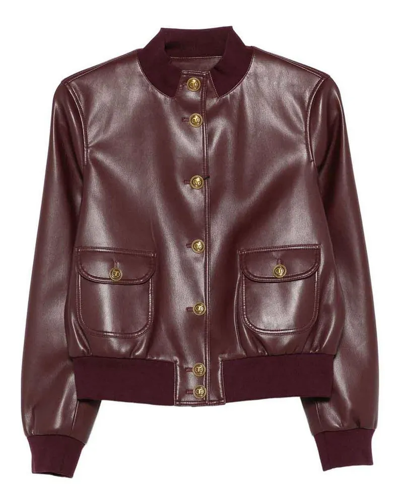 Twin-Set Casualjacke - Dunkelrot Dunkelrot