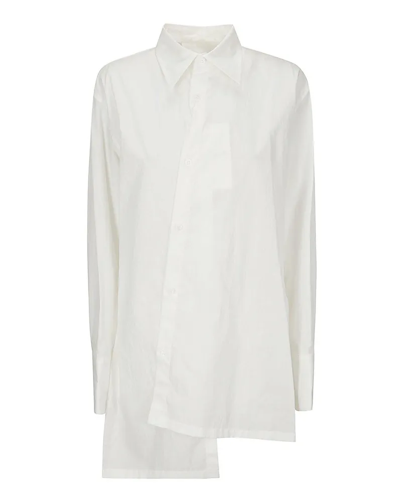 Yohji Yamamoto Bluse - Weiß Weiß