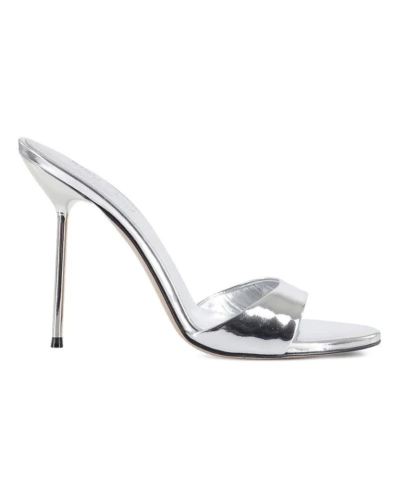 Paris Texas Mules - Silber Silber