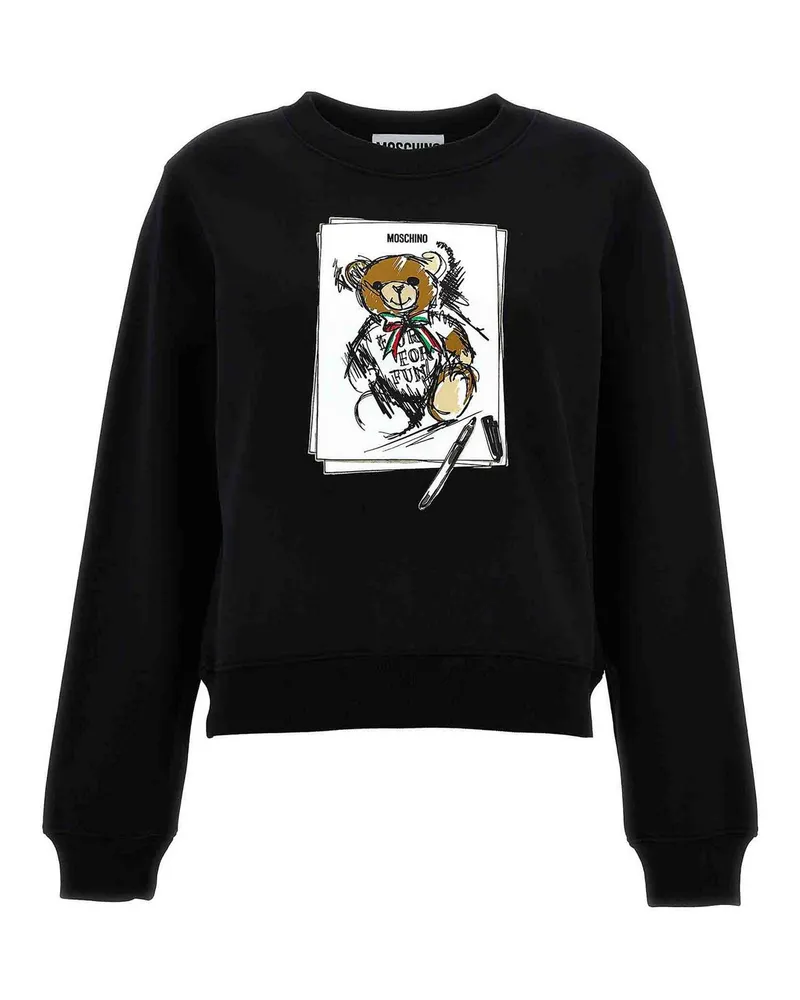 Moschino Sweatshirt - Schwarz Schwarz