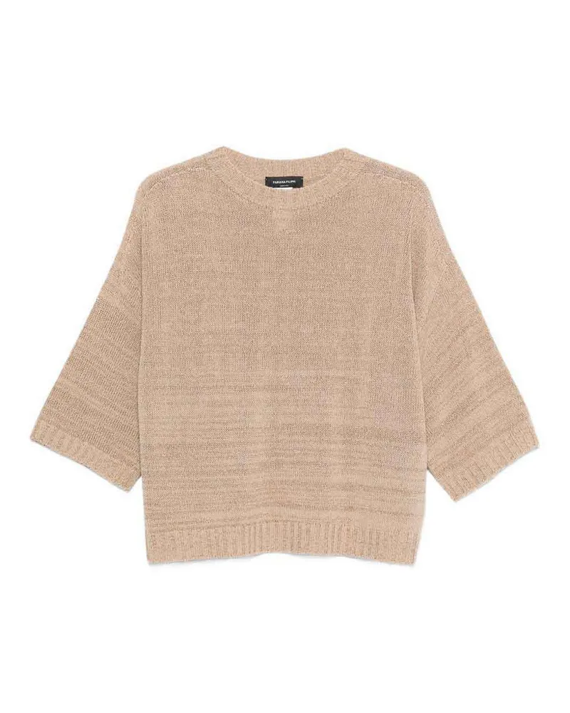 Fabiana Filippi Rundhalspullover - Beige Beige