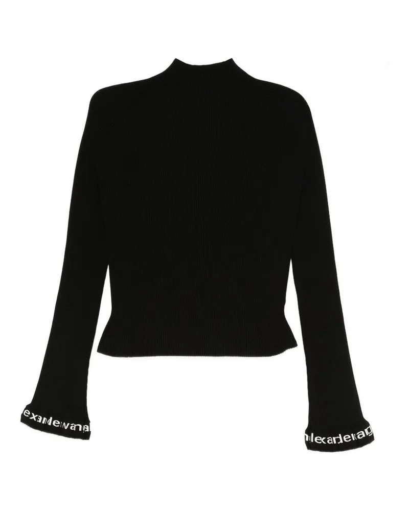 Alexander Wang Rundhalspullover - Schwarz Schwarz