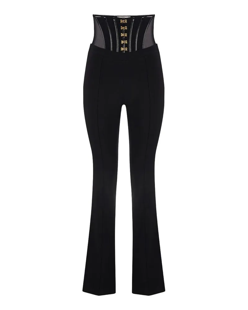 Elisabetta Franchi Casual Hose - Schwarz Schwarz