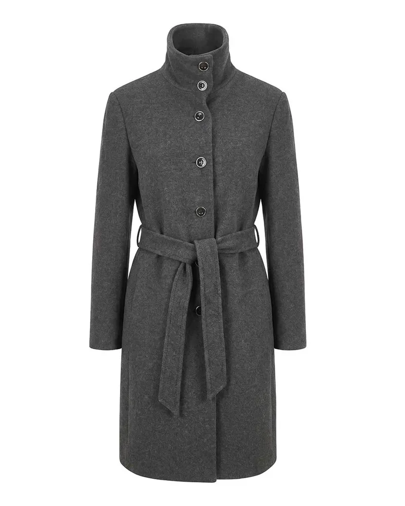 Pinko Knielanger Mantel - Grau Grau