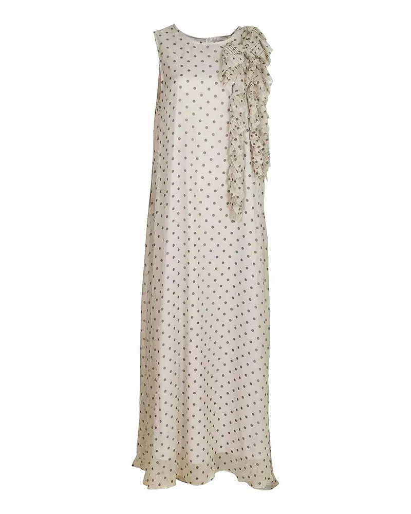 P.A.R.O.S.H. P. A.R. O.S. H. Maxikleid - Creme Creme
