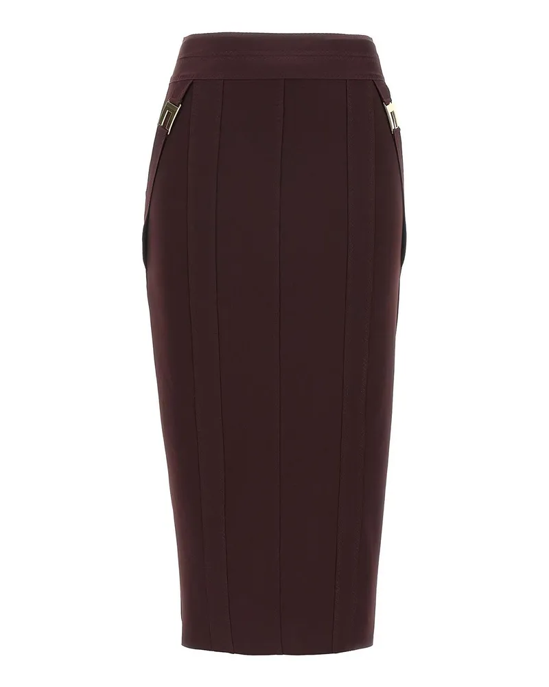 Elisabetta Franchi Midirock - Dunkelrot Dunkelrot