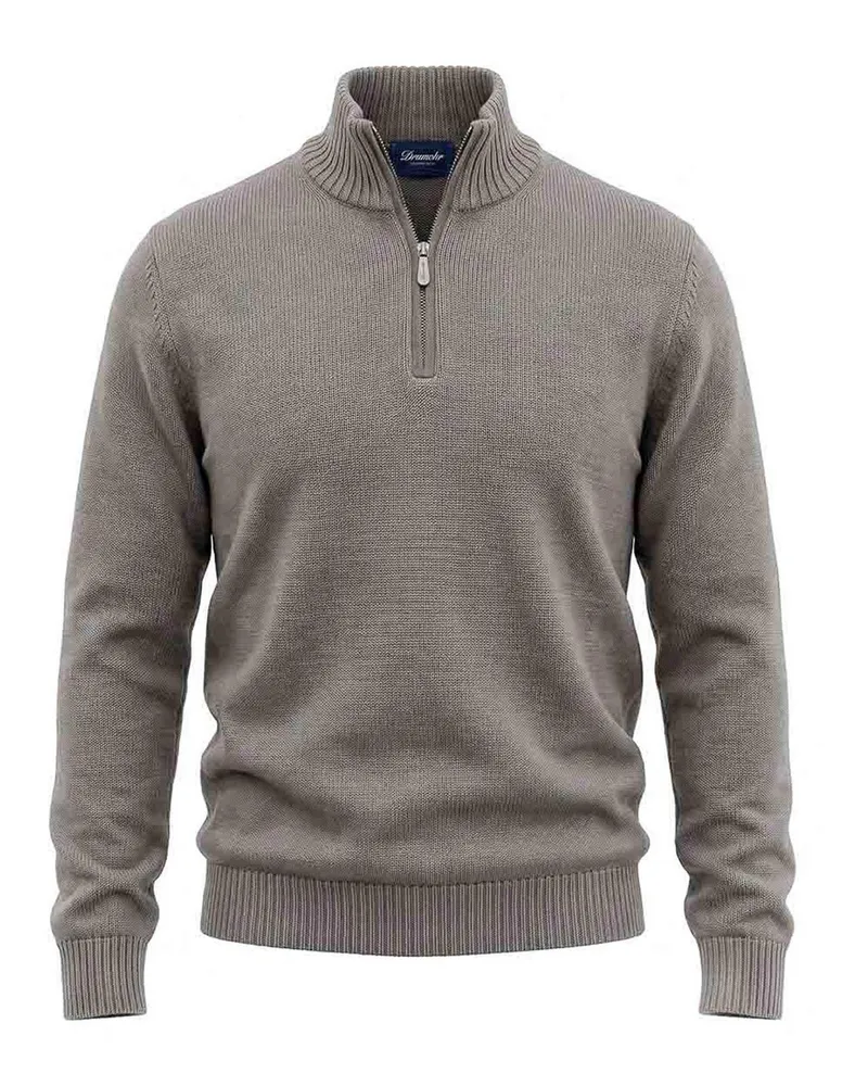 Drumohr  Rollkragenpullover - Taupe Taupe