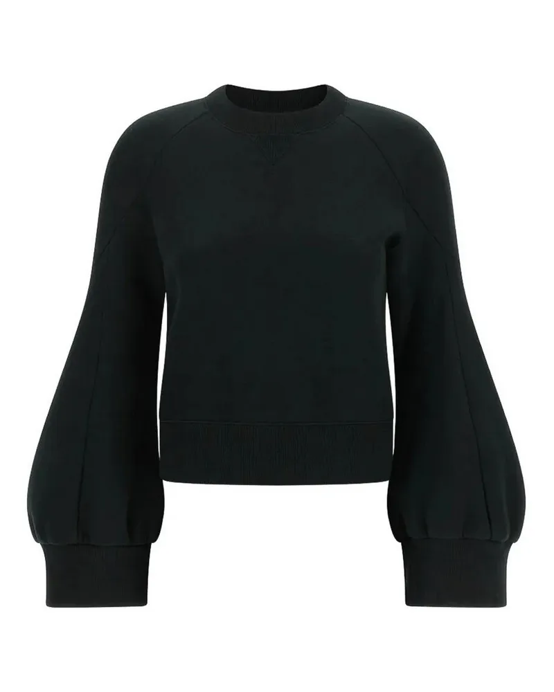 Sacai Rundhalspullover - Schwarz Schwarz