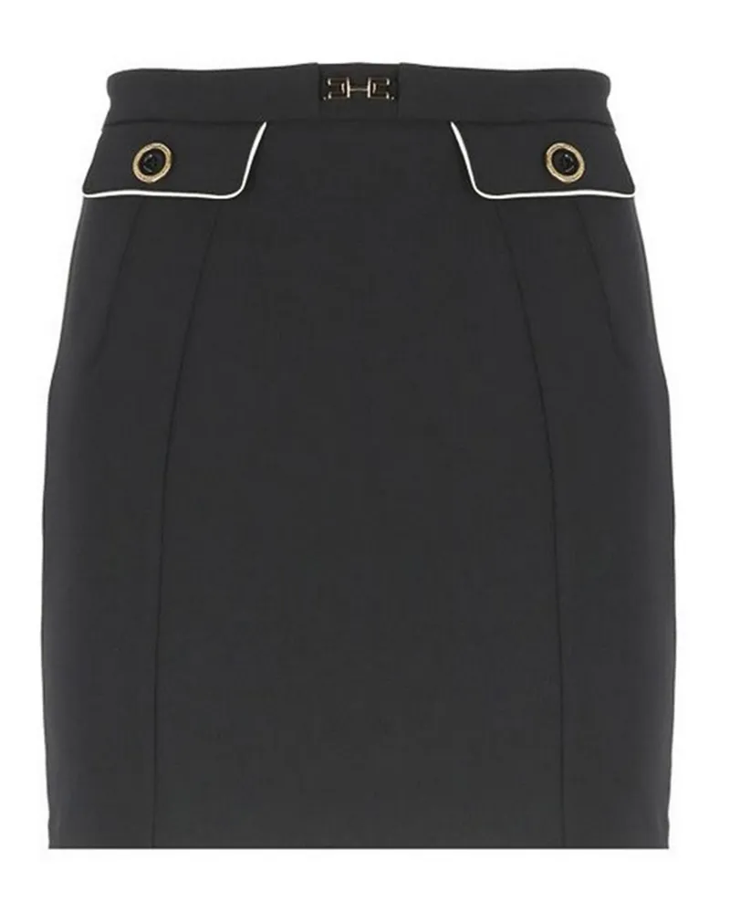 Elisabetta Franchi Midirock - Schwarz Schwarz