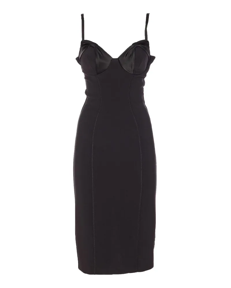 Elisabetta Franchi Kurzes Kleid - Schwarz Schwarz