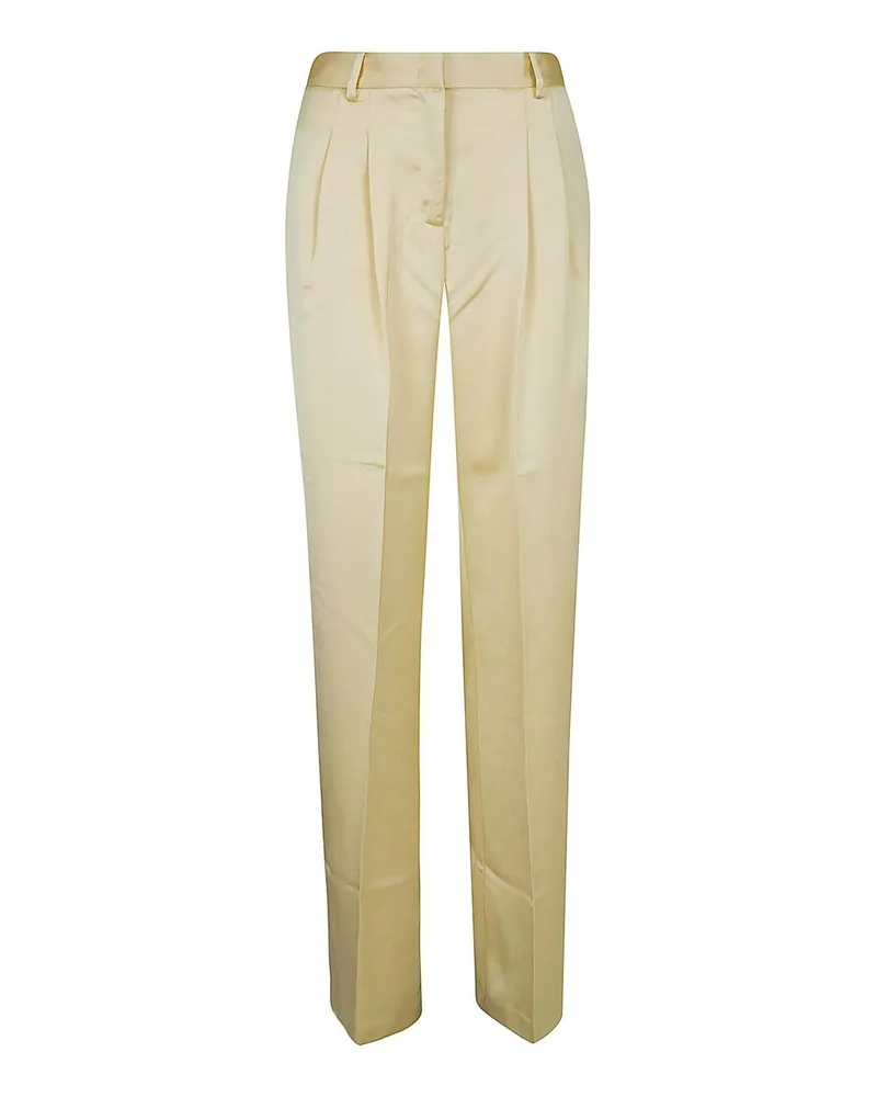 ANDAMANE Casual Hose - Creme Gelb