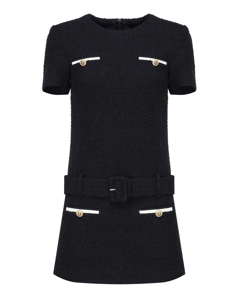 Self-Portrait Kurzes Kleid - Dunkelblau Dunkelblau