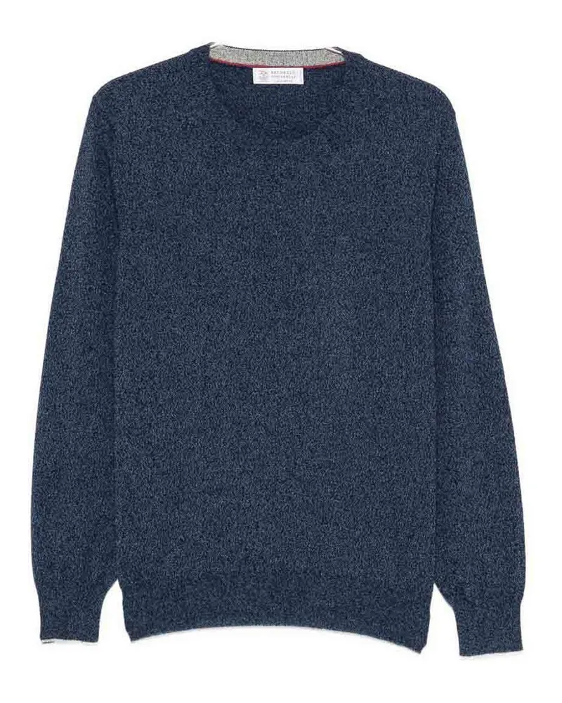 Brunello Cucinelli Rundhalspullover - Blau Blau