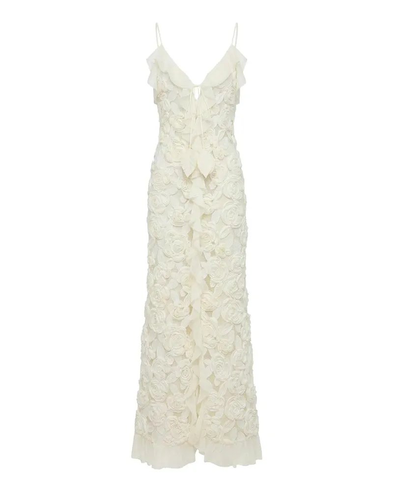 NISSA Abendkleid - Creme Creme