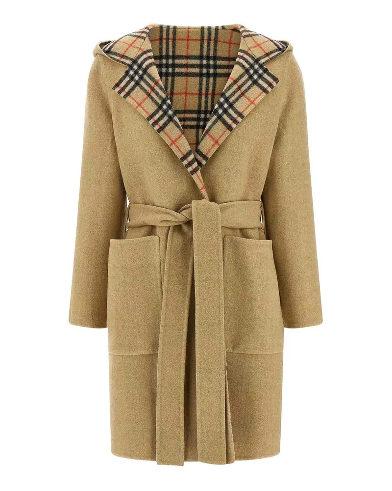 Burberry Kurzer Mantel - Beige Beige