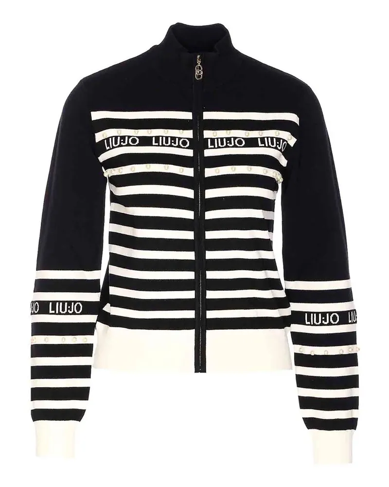 Liu Jo Rundhalspullover - Schwarz Schwarz