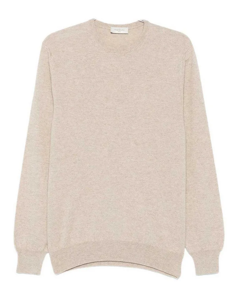 Piacenza Cashmere Rundhalspullover - Beige Beige
