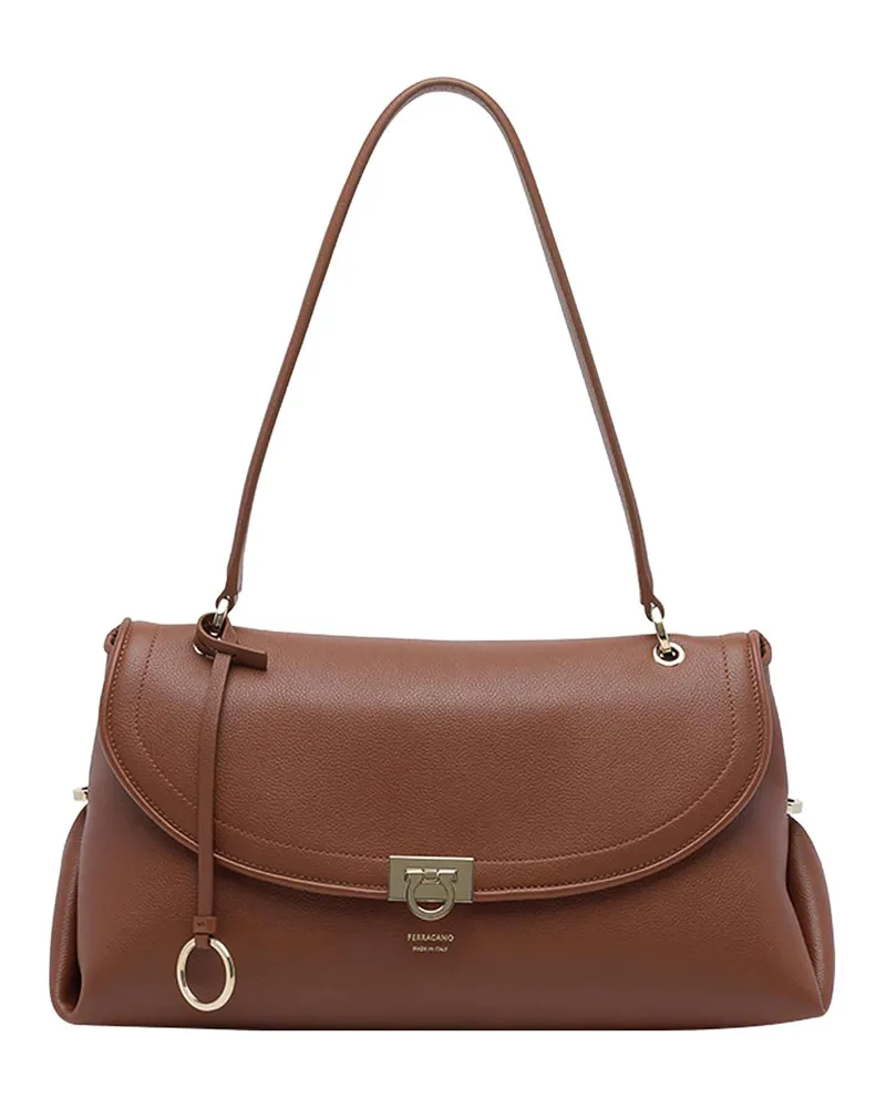 Ferragamo Schultertasche - Braun Braun