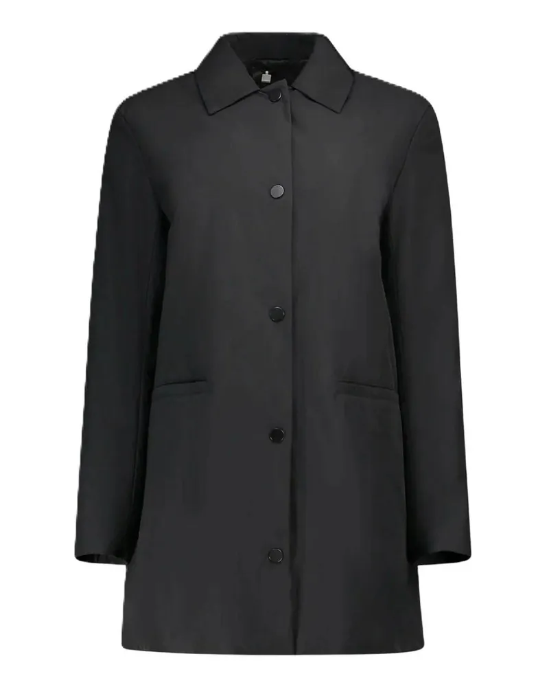 Max Mara Knielanger Mantel - Schwarz Schwarz