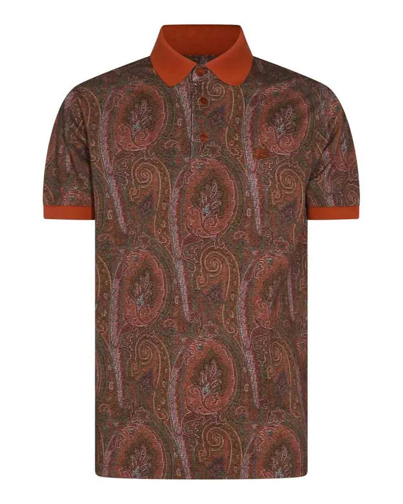 Etro Poloshirt - Braun Braun