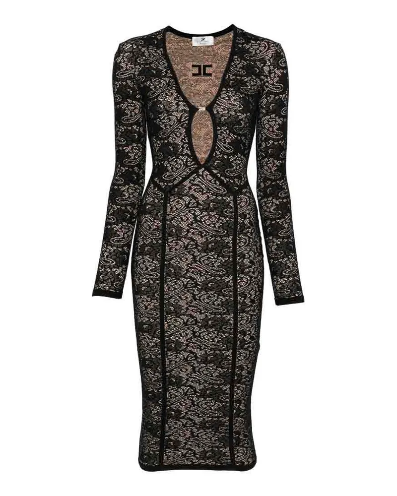 Elisabetta Franchi Abendkleid - Schwarz Schwarz