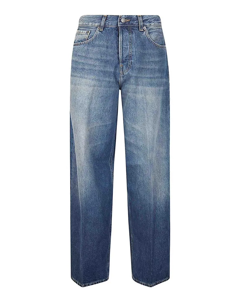 Haikure Straight Leg Jeans - Blau Blau