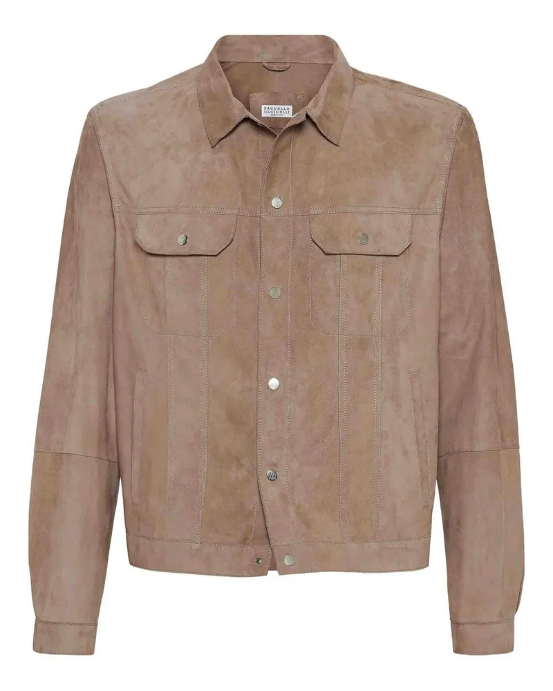 Brunello Cucinelli Lederjacke - Keine Keine