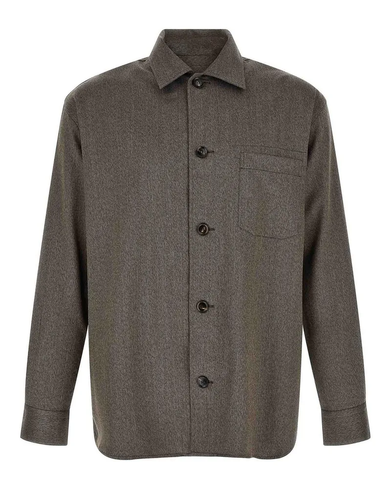 Brioni Hemd - Braun Braun
