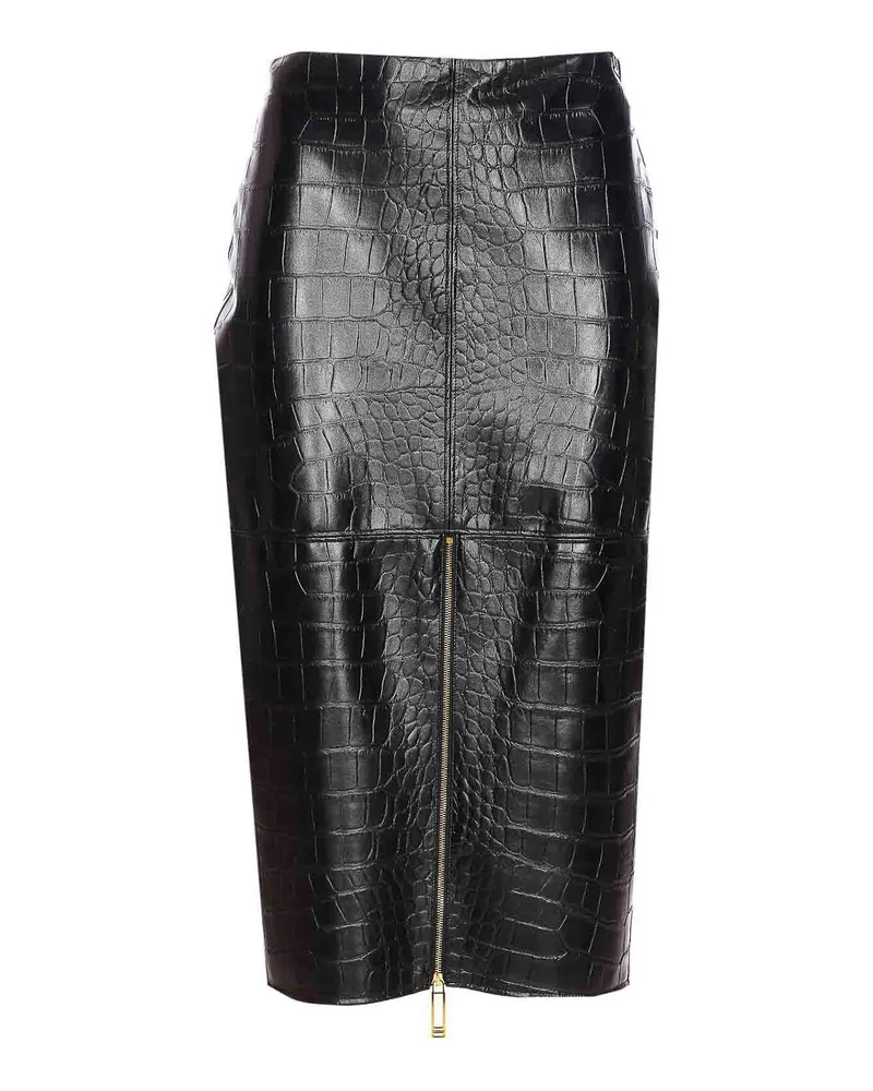 Elisabetta Franchi Langer Rock - Schwarz Schwarz