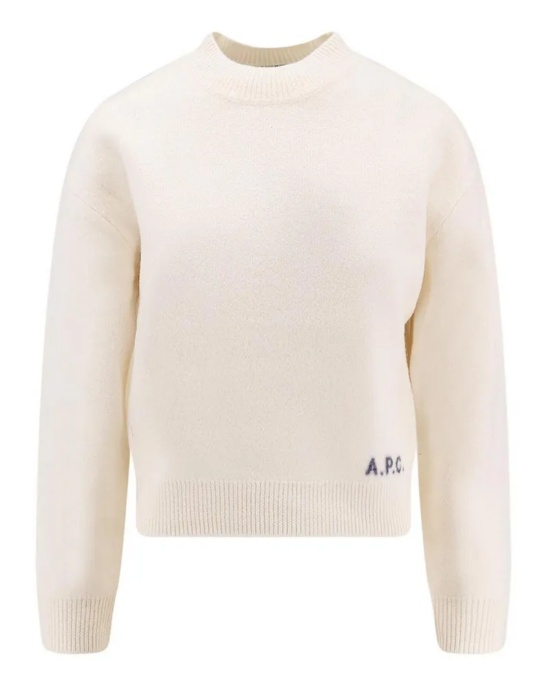 A.P.C. A. P.C. Rundhalspullover - Beige Beige