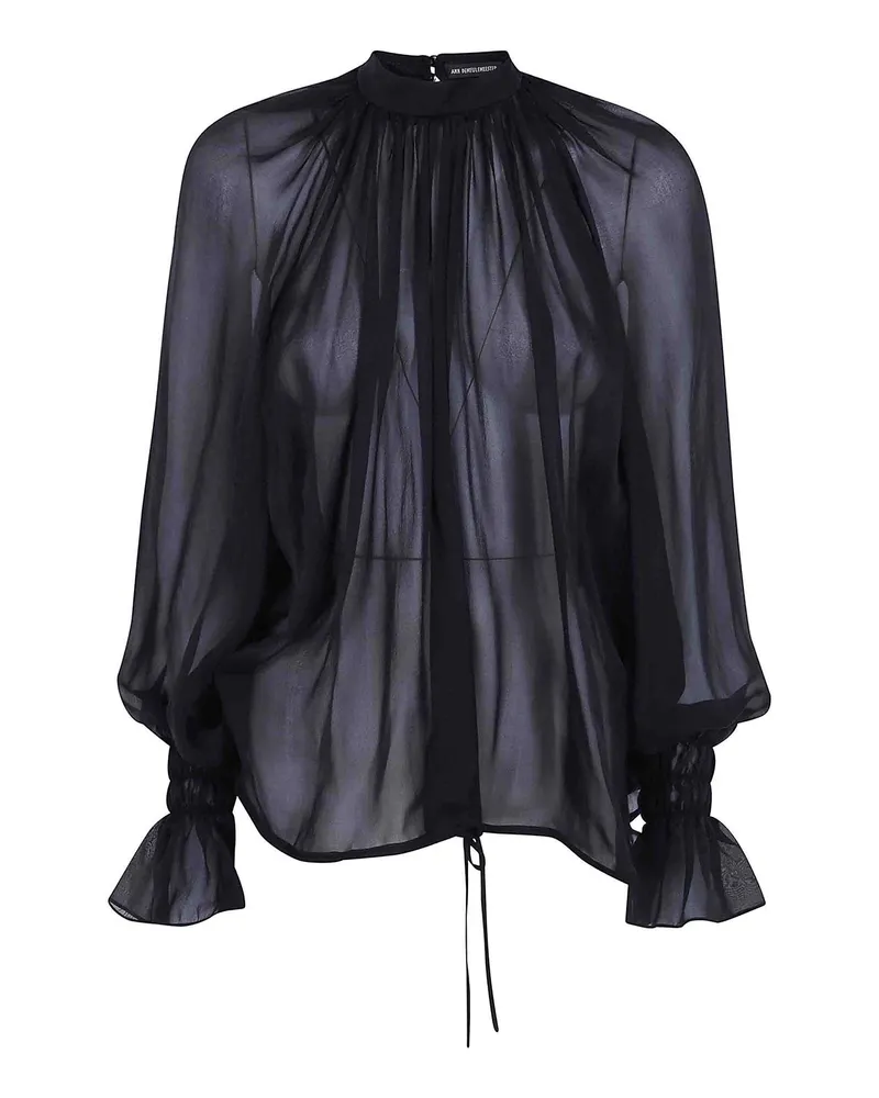 Ann Demeulemeester Top - Schwarz Schwarz