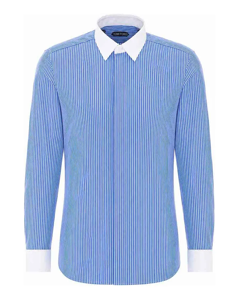 Tom Ford Hemd - Blau Blau