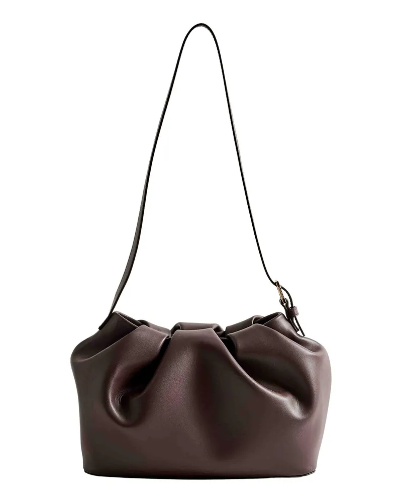 THEMOIRÈ Clutch - Dunkelbraun Dunkelbraun